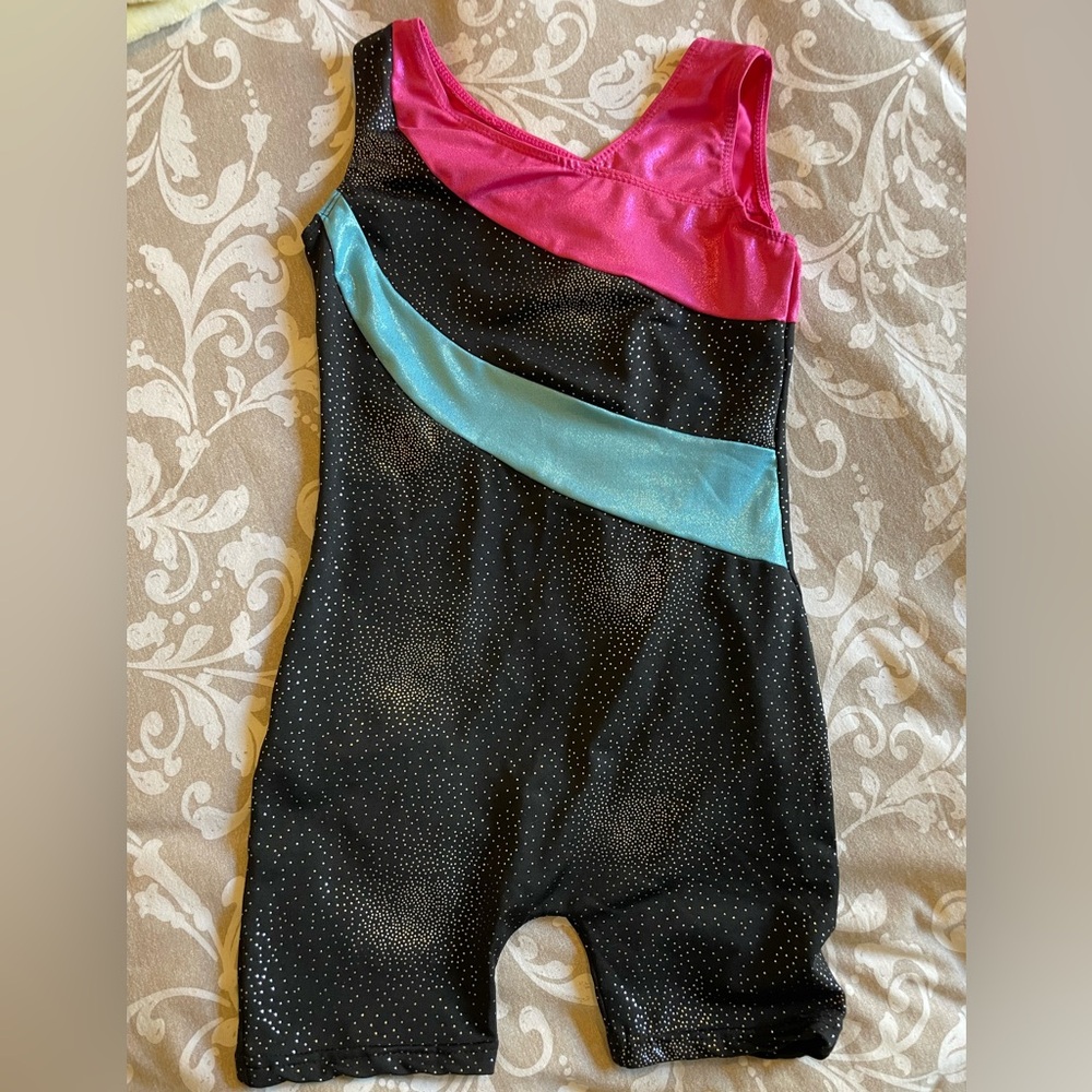 Colorful Sparkling Gymnastics Leotard (9/10yrs)